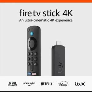 Amazon Fire Stick 4K Ultra HD - Control remoto por voz Alexa - Reproductor multimedia de TV - 2024 - Imagen 1 de 5