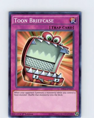 Yu-Gi-Oh TCG Toon Breifcase DRL2-EN029 1st Edition Super Rare Card NM - Image 1 of 2
