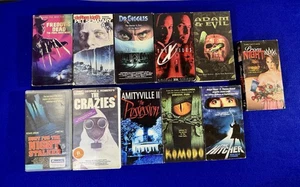 Horror VHS Lot *Mold" Freddy's Dead, Pet Sematary, Amityville 2, Dr. Giggles - Imagen 1 de 14