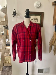 Vintage CHRISTIAN DIOR 100% Wolle Karo Blazer 8 - Bild 1 von 6