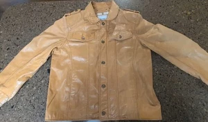 Wilsons Leather M. Julian Vera Pelle Giacca Anticata Uomo L Marrone/Cammello - Foto 1 di 21