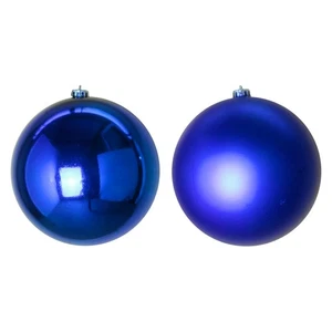 Set di palline blu 20 cm lucide/opache (20 pezzi) - Foto 1 di 1