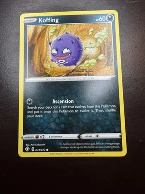 Koffing 041/072 – Shining Fates – Lightly Played LP – Pokemon TCG - Image 1 of 2