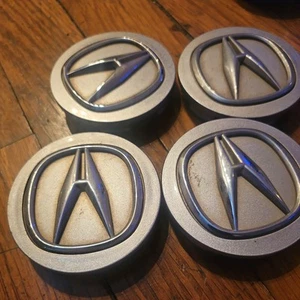 Set of 4 Genuine OEM Acura RSX RL CL TL MDX RDX TSX ILX TLX center caps 2 3/4" - Picture 1 of 2