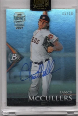 2021 Topps Archives Signature Series Lance McCullers RC Autograph -  06/18 - Image 1 of 2