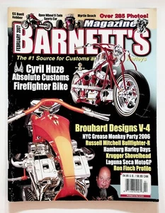 2007 January February Barnett's Motorcycle Showcase Magazine Cyril Huze Bravest - Picture 1 of 3