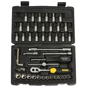 STANLEY STMT72794-8 1/4'' Square Drive Metric Socket Set (46-Pieces) - Picture 1 of 3