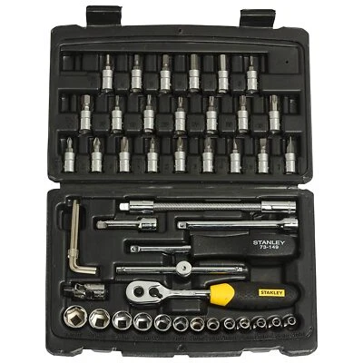STANLEY STMT72794-8 1/4'' Square Drive Metric Socket Set (46-Pieces) - Image 1 of 3