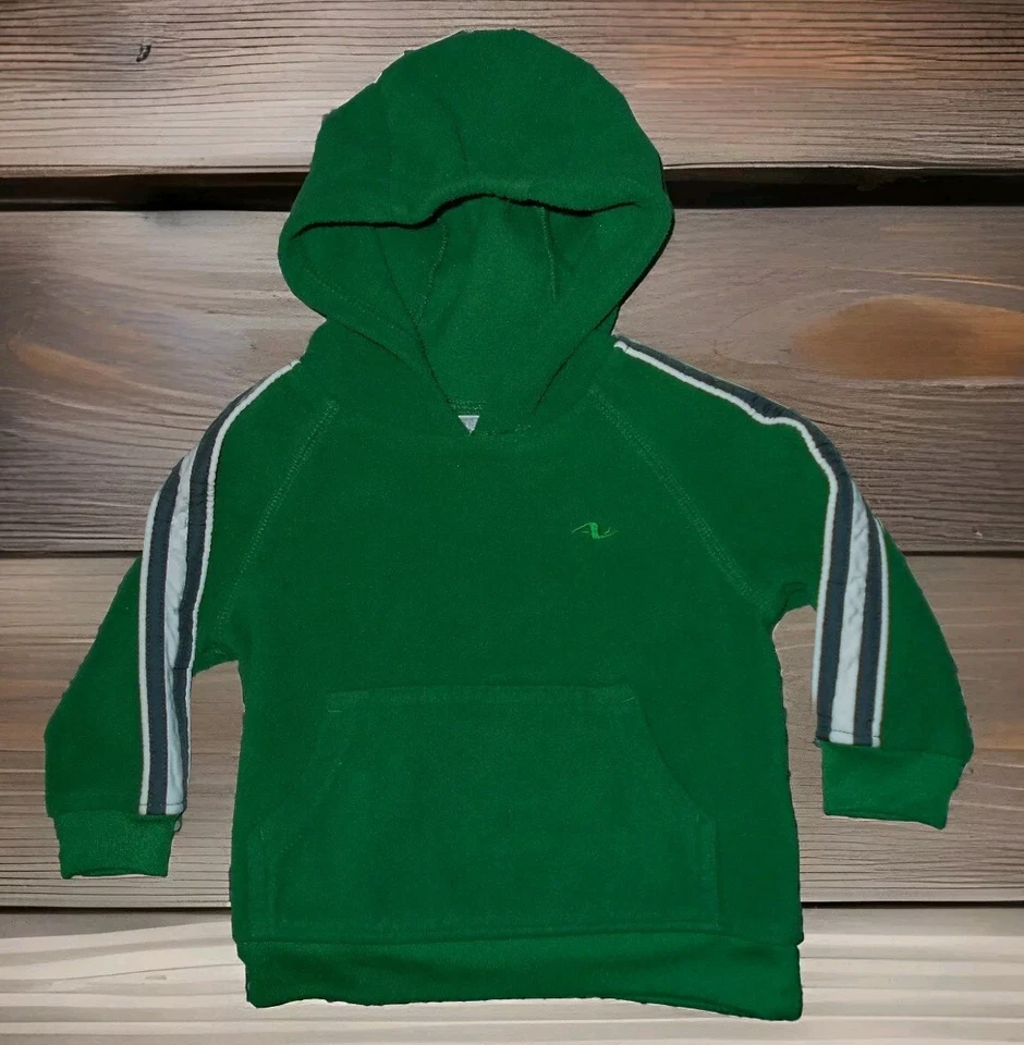 Sudadera con capucha pulóver verde 18 M Athletic Works para niños Foto 1 de 1