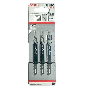 Bosch U111C HCS 'U' Schaft Basic für Holzstichsägeblätter (3er Pack) - Bild 1 von 1