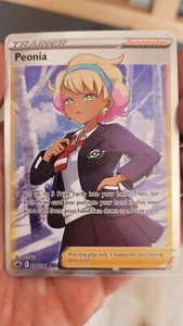 Peonia - 196/198 - Full Art Ultra Rare Chilling Reign - Pokemon Card - NM - Bild 1 von 2