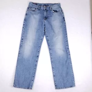 Lucky Brand Straight Leg Jeans Men 33x32 Blue Normcore Americana Classic USA - Picture 1 of 13