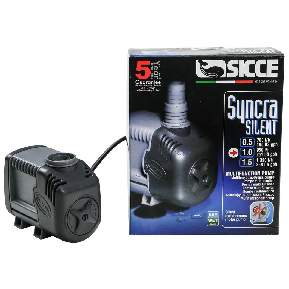 Sicce Syncra Silent 1.0 Water Pump Free US Shipping