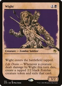 Magic the Gathering (mtg): AFR: Wight (Showcase) - Raro - Lámina - Imagen 1 de 1