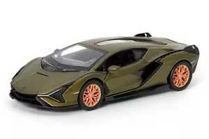 5451D) Kinsmart. Modelo Lamborghini Sian FKP 37 color verde. ESCALA 1:40. - Imagen 1 de 6