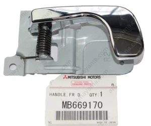 Manija de puerta interior delantera derecha Mitsubishi MB669170 Pajero Evolution EVO OEM - Imagen 1 de 6