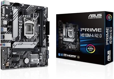 Asus Prime H510M-A R2.0 Scheda Madre PC mATX Socket Intel LGA 1200 DDR4 PCIe 4.0 - Immagine 1 di 4