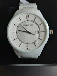 RELOJ CERRUTI 1881, CERAMICA. SWISS MADE - Imagen 1 de 12