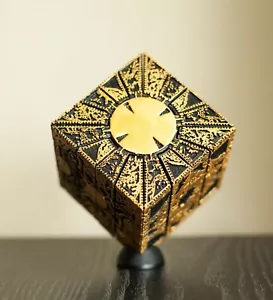 HELLRAISER puzzle box Lemarchand's box 3D Printed Lament Configuration gold - Picture 1 of 9