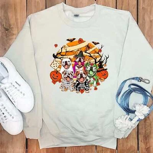 Halloween Englische Bulldoggen Sweatshirt - Bild 1 von 64