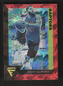 2020 Panini Flux #165 Fred VanVleet Red Cracked Ice Basketball Card