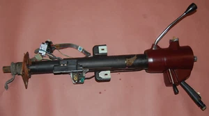 1988 Dodge Ram VAN Tilt Steering Column B150 B250 W250 89 90 1989 1990 Maroon - Picture 1 of 12