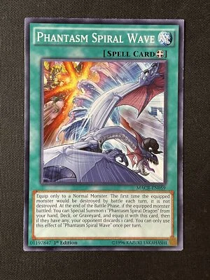 Yu-Gi-Oh Maximum Crisis #MACR-EN059 Phantasm Spiral Wave 1st Edition Common LP - Image 1 of 2