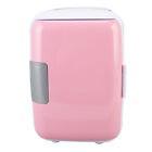 (Rose) Mini réfrigérateur de voiture réfrigérateur de voiture 4 litres ABS durable stockage cosmétique