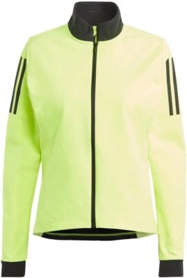 adidas womens The COLD.RDY Cycling Jacket Size S Small IL7001 $200 NEW YELLOW - Image 1 of 4