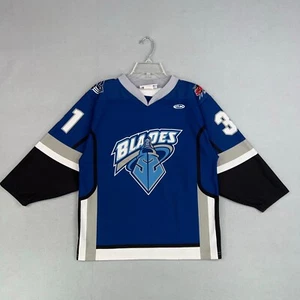 Camiseta deportiva Saskatoon Blades juvenil XL azul Canadá patín sobre hielo deportes hockey afeitadora 31 - Imagen 1 de 19