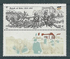 TIMBRE 5063A NEUF XX LUXE - BATAILLE DE VERDUN PAIRE DE 2 TIMBRES VERTICAUX RARE - Photo 1/1