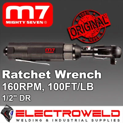 M7 Air Ratchet Wrench Spanner Socket 1/2" Square Drive Pneumatic Impact M7-NE443 - image 1 of 3