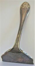 Vtg Silver Baby/child’s Food Pusher DAISY Pattern 4 1/8” 18.7gm Wm ROGERS & SON 