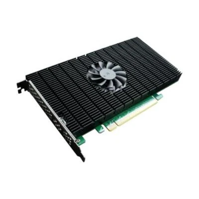 HighPoint 4-Port M.2 SSD7105 PCIe Gen3 Bootable NVMe RAID Controller for Wind... - Image 1 of 2