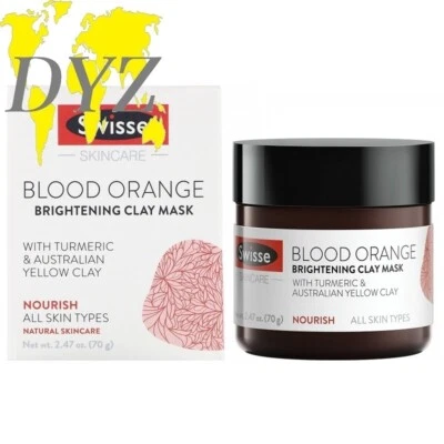 Swisse Skincare Blood Orange Brightening Clay Mask (70g) - Image 1 of 3