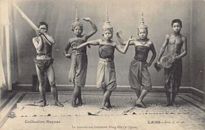 Laos - The Laotian pantomime Nang Méo (2nd figure) - Publ. Collection Raquez Sér - Picture 1 of 2