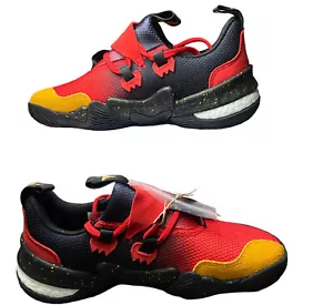 Adidas Trae Young 1 NBA Atlanta Hawks Basketball Shoe Red Black Mens Size 8 - Picture 1 of 7