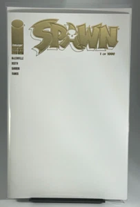 Imagen exclusiva de portada en blanco Todd McFarlane 1000 Gold Foil Spawn #350 SDCC 2024 - Imagen 1 de 1