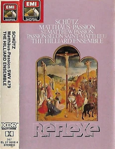 Schütz The Hilliard Ensemble Matthäus-Passion CASSETTE ALBUM St Matthew Passion - Picture 1 of 1