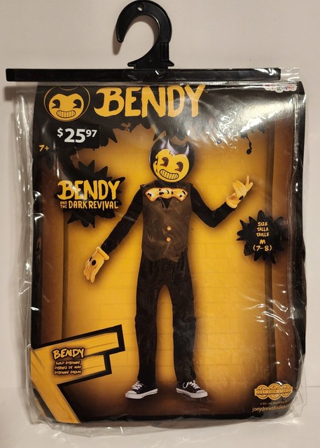 Bendy and the Ink Machine Bendy Dark Revival Classic Child Costume, Medium  (7-8)