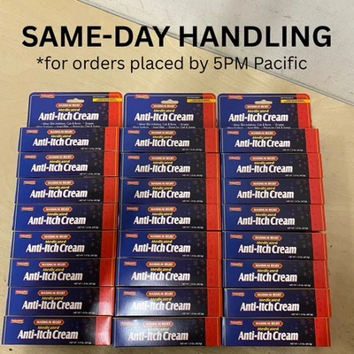 24 PACOTES Natureplex Maximum Relief creme anti-coceira medicado 1,5 oz EUA - Imagem 1 de 4