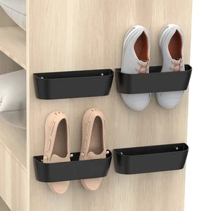 4pcs Motorhome Door Shoe Storage Wall Mounted Shoes Rack Shoe Holder Organizer - Bild 1 von 6