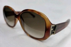 Fendi Womens Sunglasses Vintage FS5236 58-16-135 725 Brown Tortoise SHIPS FAST! - Picture 1 of 15