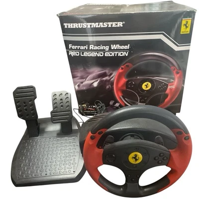 Thrustmaster FERRARI Racing Wheel & Pedals - Red Legend Edition - PC/PS3 w Box - Image 1 of 4