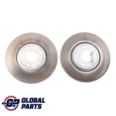 Audi A5 8T Front Axle Brake Disc Left Right N/O/S Set Kit 8R0615301F - Image 1 of 4