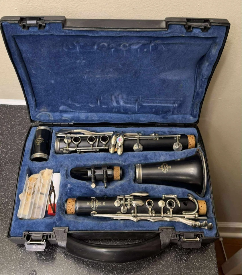 Clarinete Buffet B12 Hecho en Alemania con Estuche Ligadura Luyben Boquilla Estudiante Foto 1 de 4