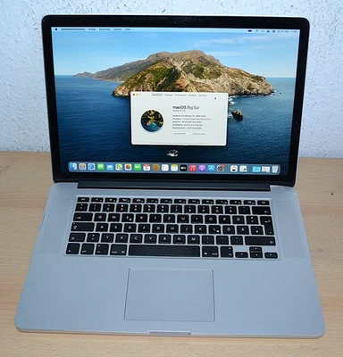 Apple MacBook Pro A1398 2015 15,4'' Intel i7-4980HQ 2,80GHz, 16GB RAM 512GB SSD - Bild 1 von 4