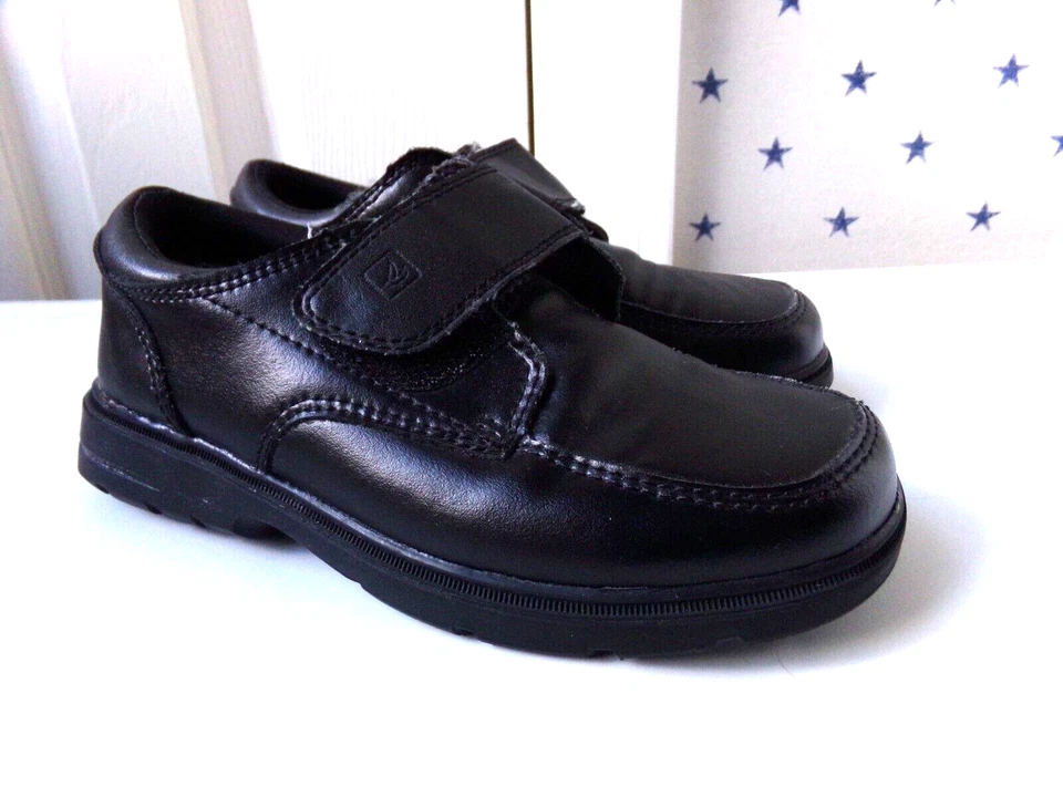 Zapatos de vestir de cuero negro SPERRY TOP-SIDER 10 niños 10 millones $55 boda millas Foto 1 de 4