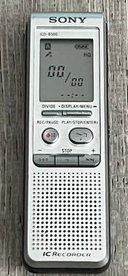 Sony ICD-B500 (256 MB, 150 Hours) Handheld Digital Voice Recorder - Image 1 of 3