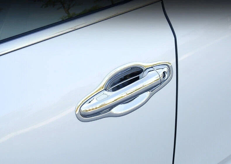 Manija de puerta cuenco taza cubierta embellecedor para 14-19 Toyota Highlander 13-18 RAV4 cerradura Foto 1 de 4